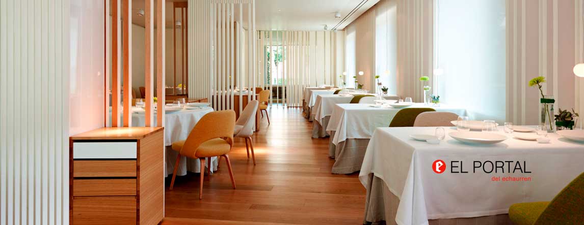 Restaurante El Portal del Echaurren situado en La Rioja con 2 estrellas michelin